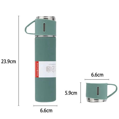 500ml Vacuum Insulated Flask - Keeps Hot/Cold for 12 Hours, Leak-Proof